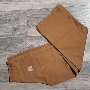 Carhartt Boys Tan Carpenter Pants Sz 12 Like New Condition